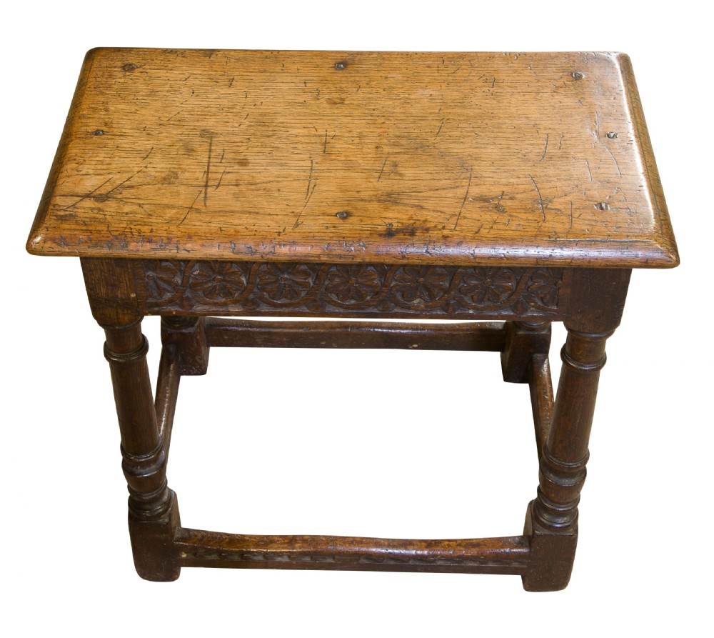 18thCentury Joined Stool View IV