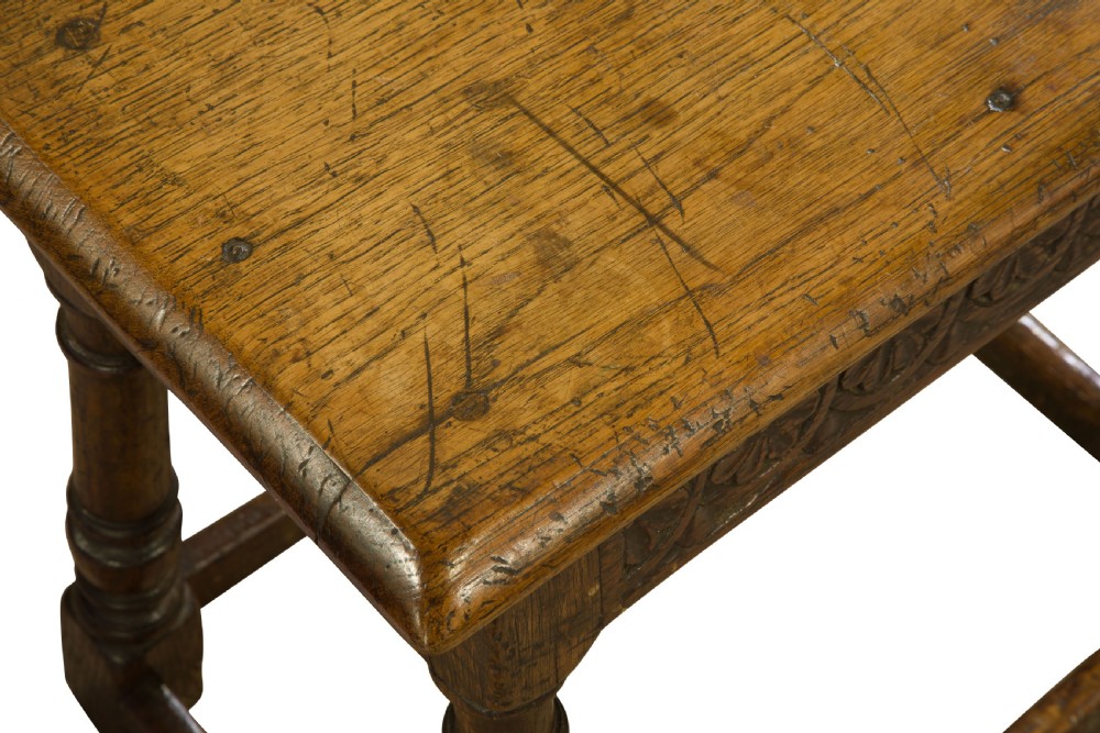 18thCentury Joined Stool View V