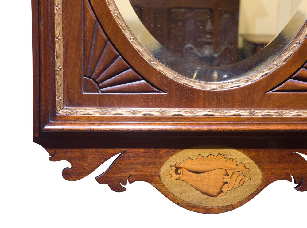 Edwardian Mahogany and Gilt 18thCentury Style Mirror View IV