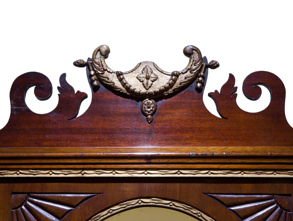 Edwardian Mahogany and Gilt 18thCentury Style Mirror View V