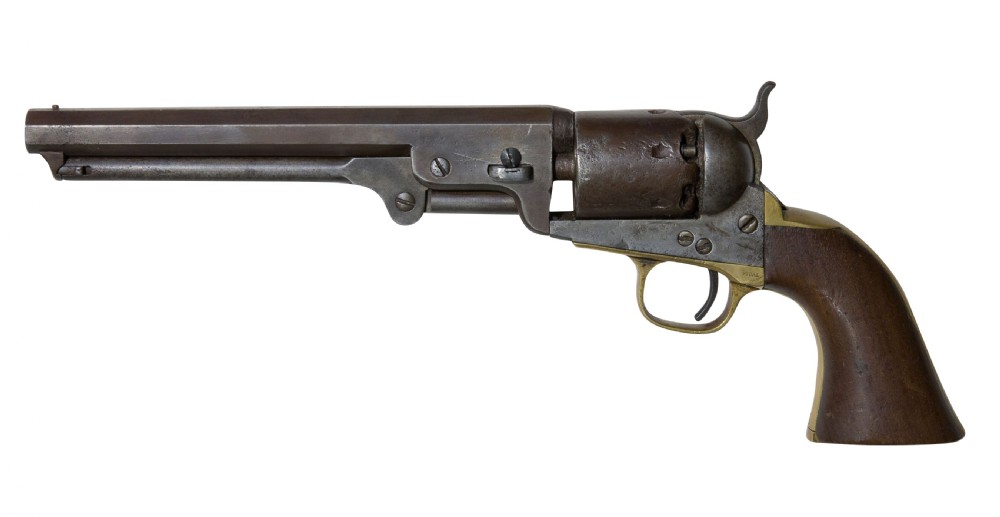 An 1851 Model Percussion Colt Navy Revolver
