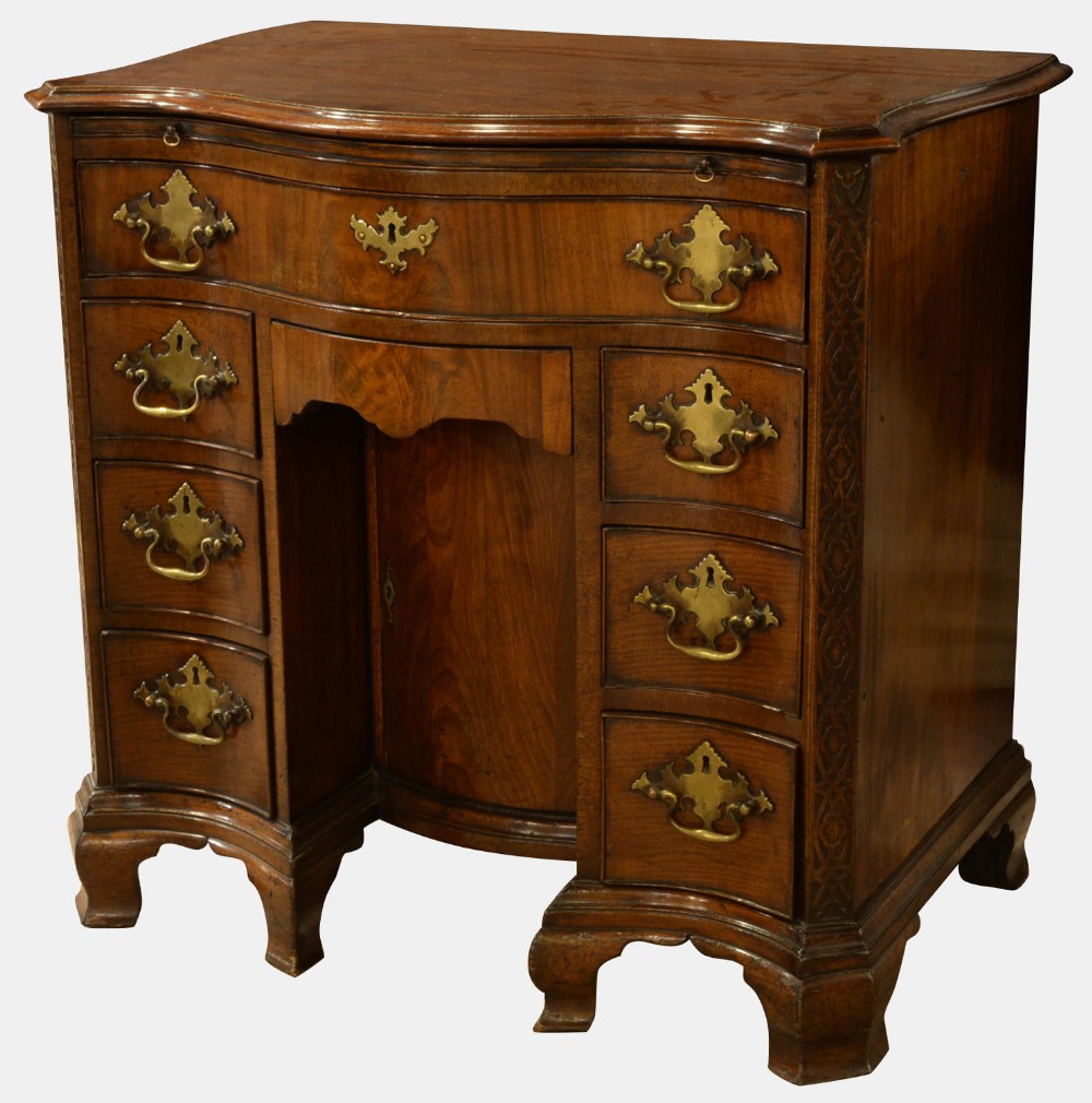 George III Mahogany Kneehole Desk