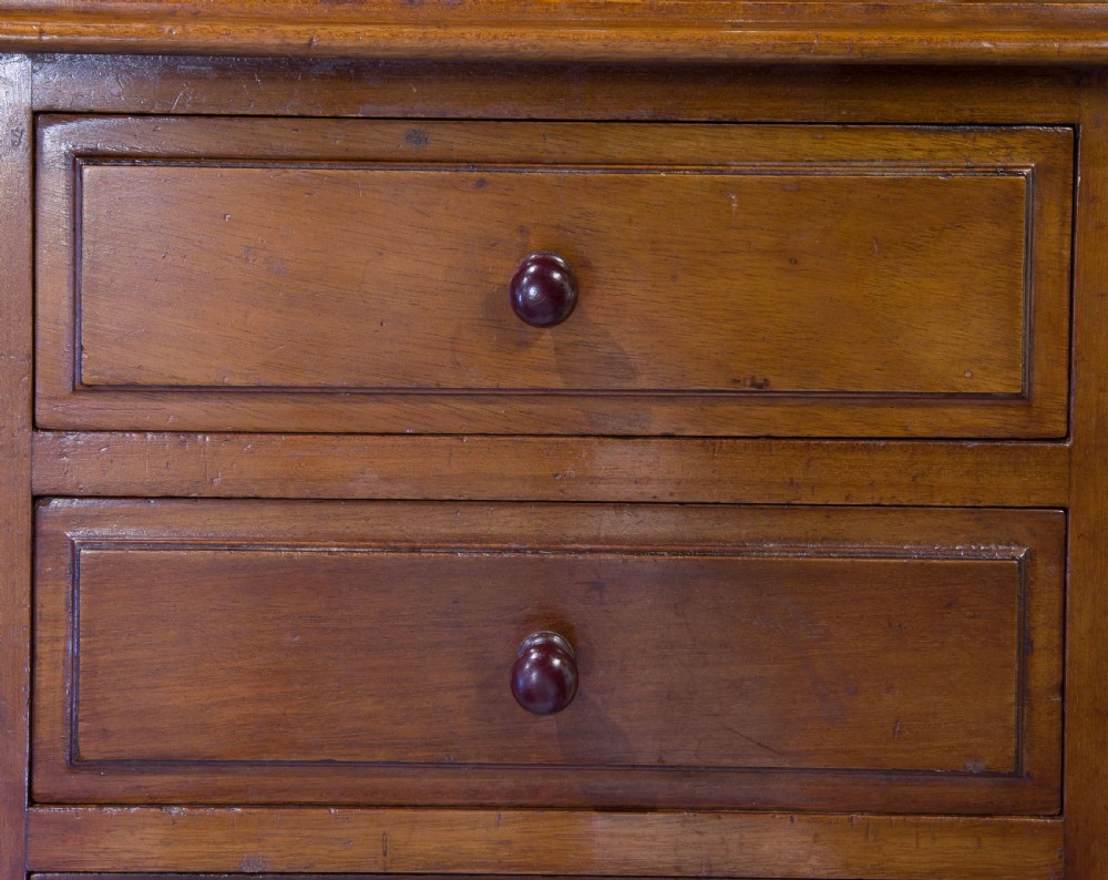 Pair of mahogany beside cabinets c1880 View IX