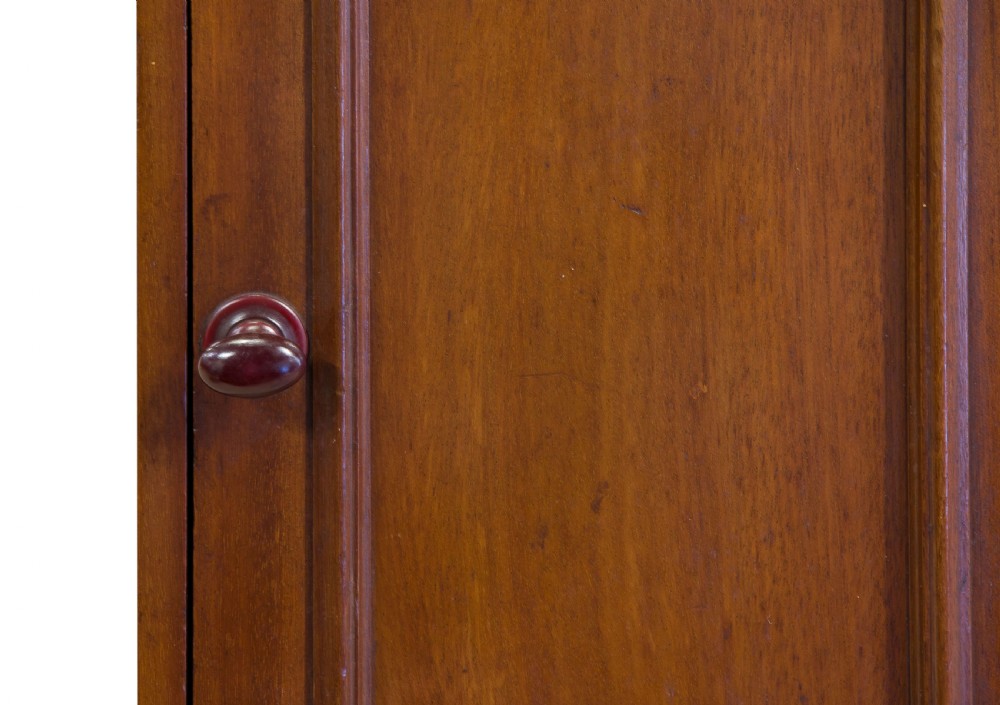 Pair of mahogany beside cabinets c1880 View XI