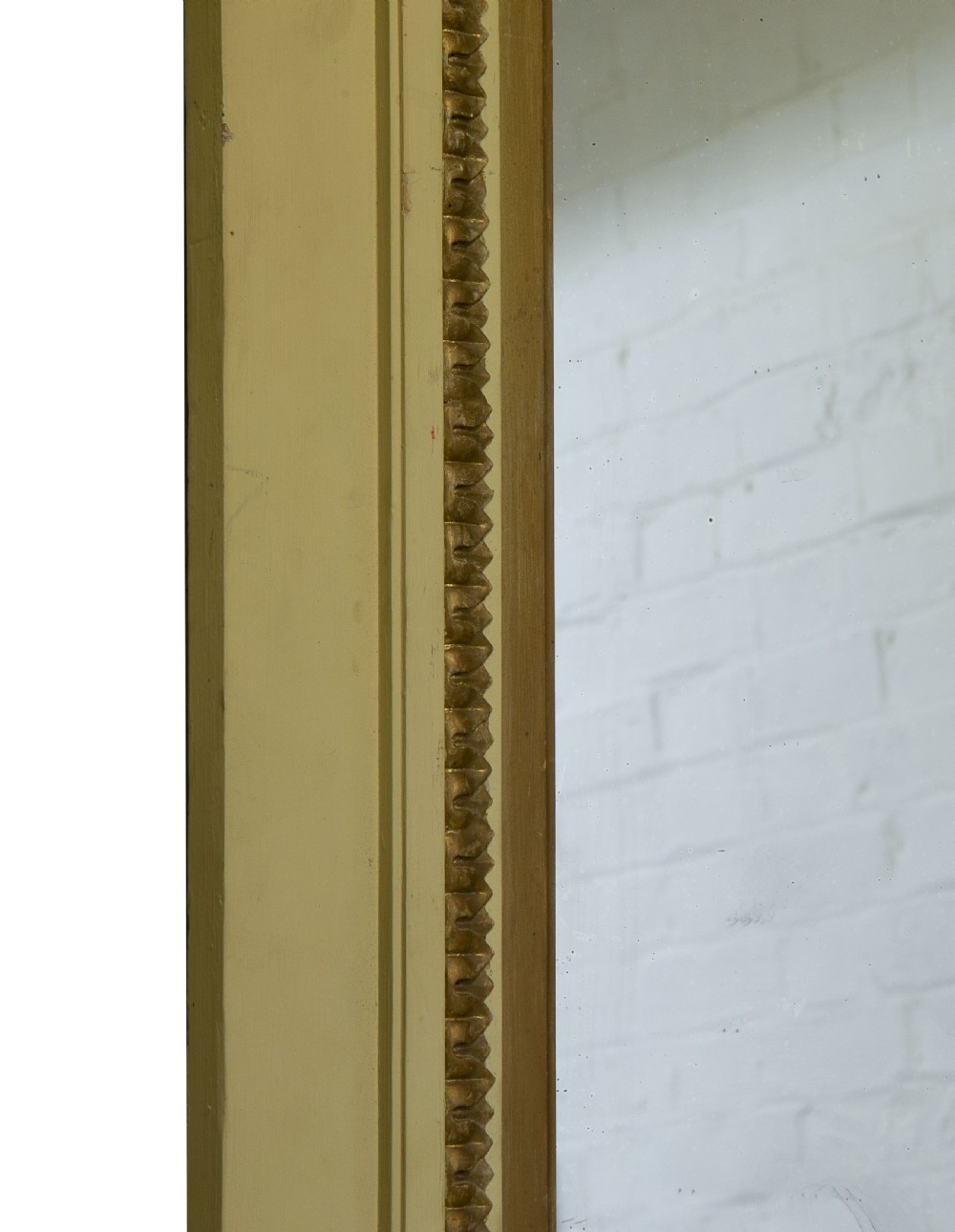 Painted Louis XVI style overmantel mirror View V
