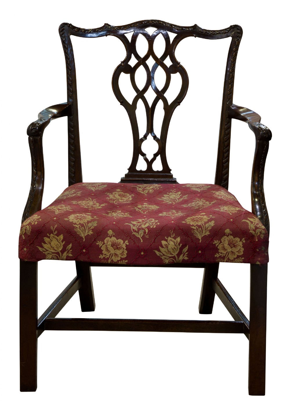 Geo III Mahogany Desk Chair View II