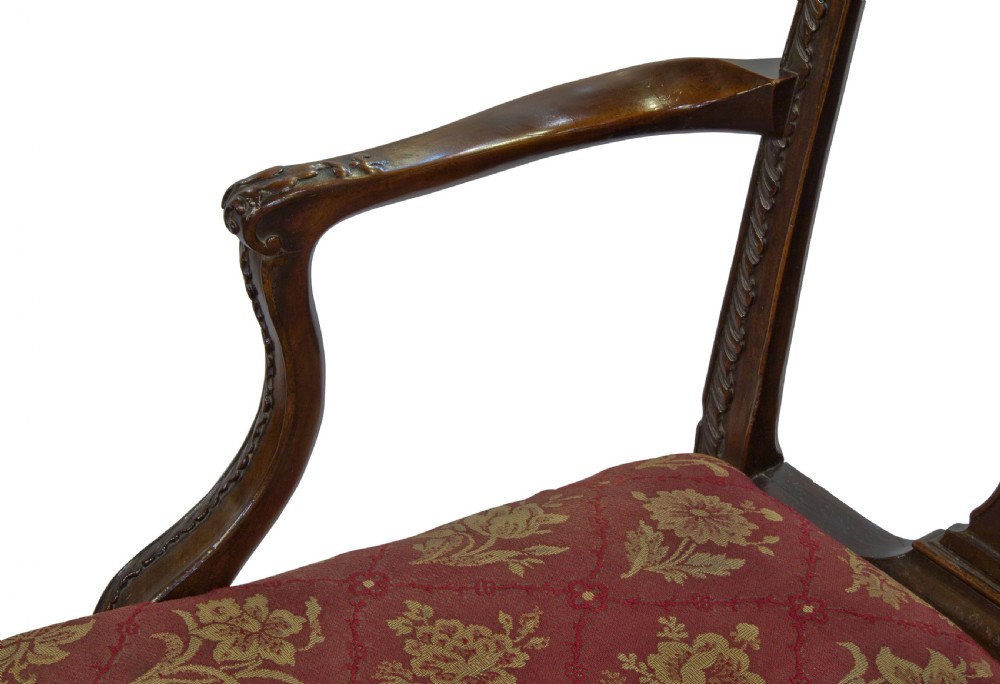 Geo III Mahogany Desk Chair View III