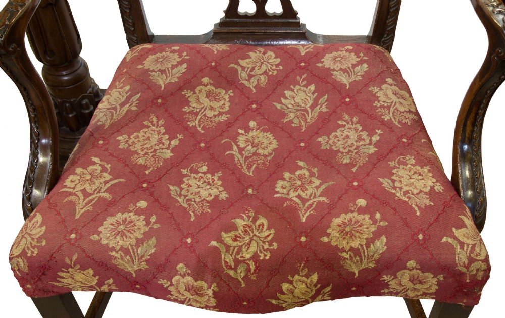Geo III Mahogany Desk Chair View V