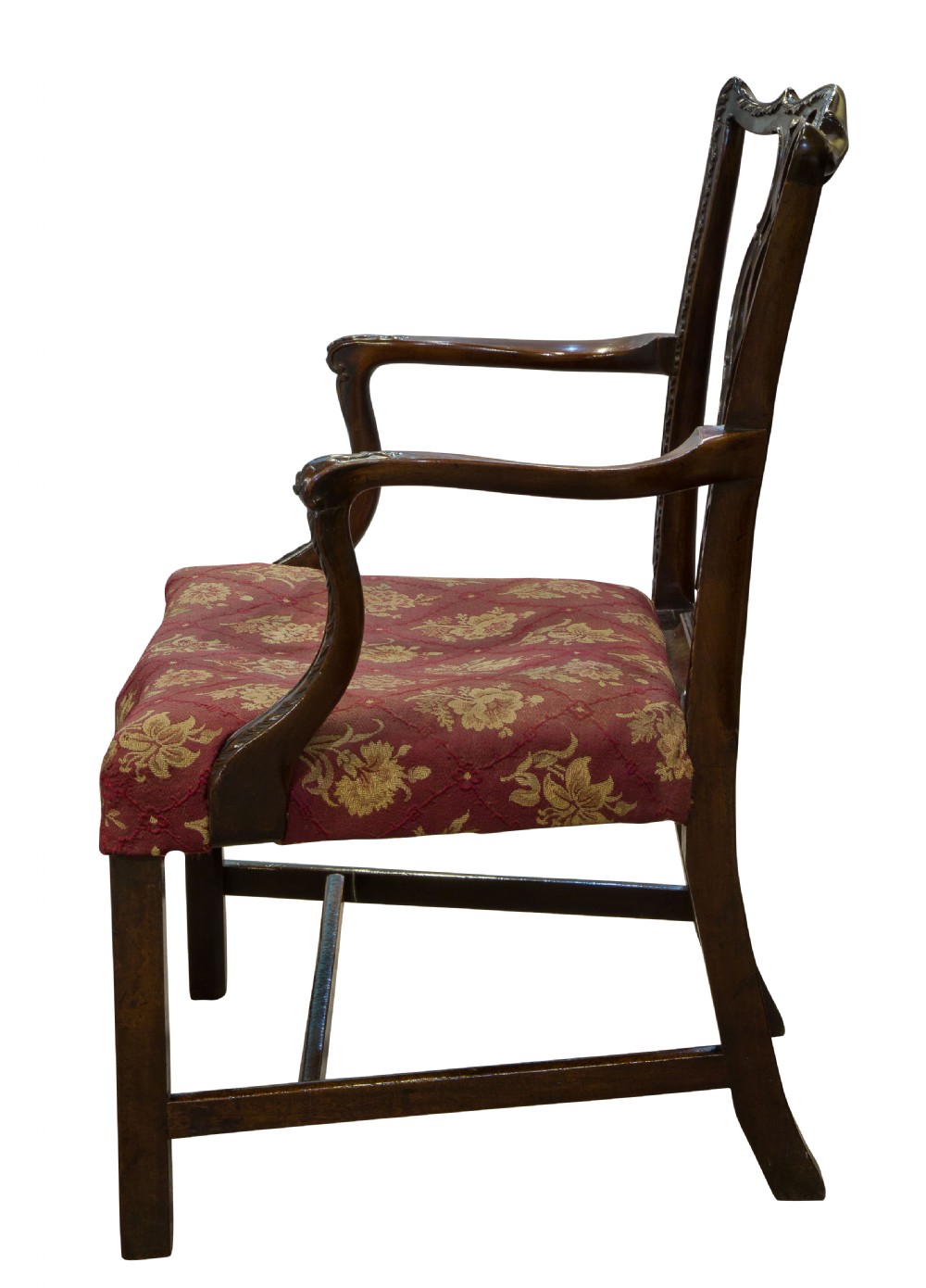 Geo III Mahogany Desk Chair View VI