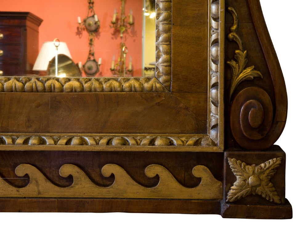 A large 19thCentury Overmantel Mirror View V