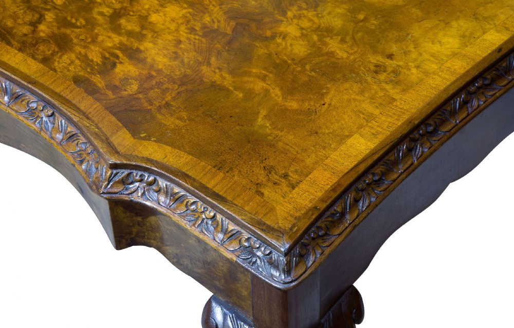 A Walnut & Burr Walnut Coffee Table c1920 View V