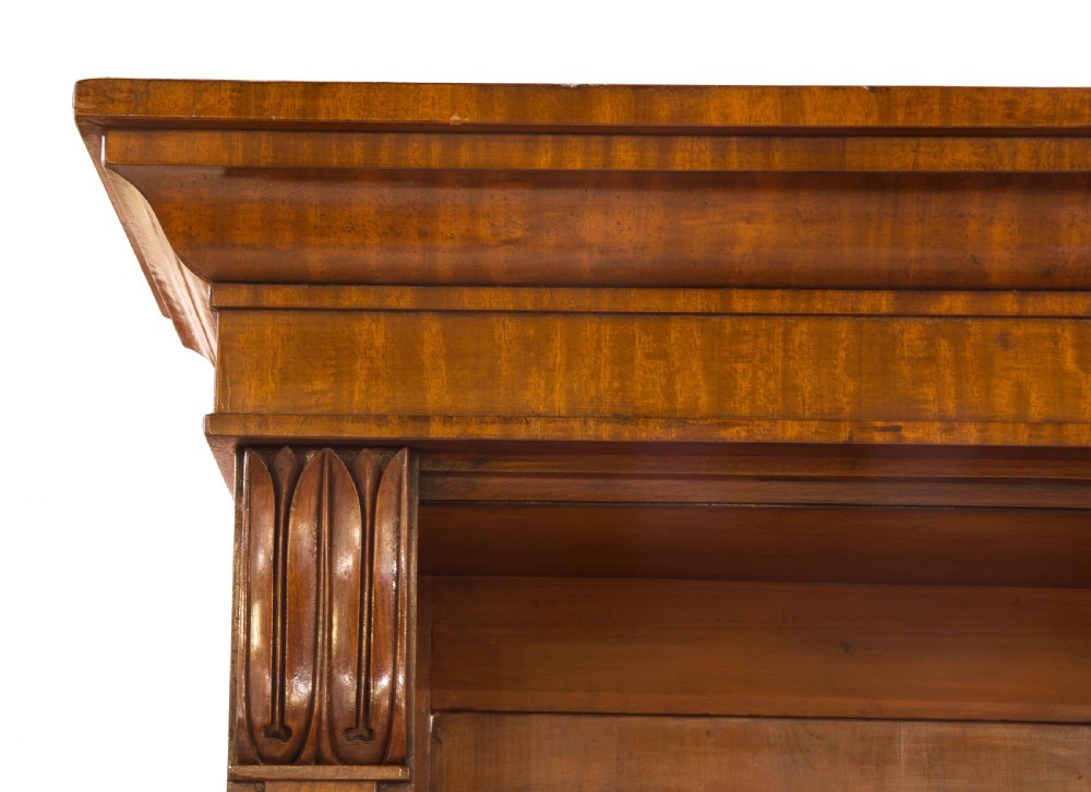 William IV mahogany open bookcase c1830 View IV