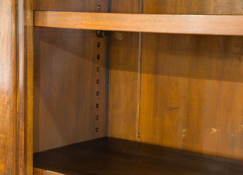 William IV mahogany open bookcase c1830 View V