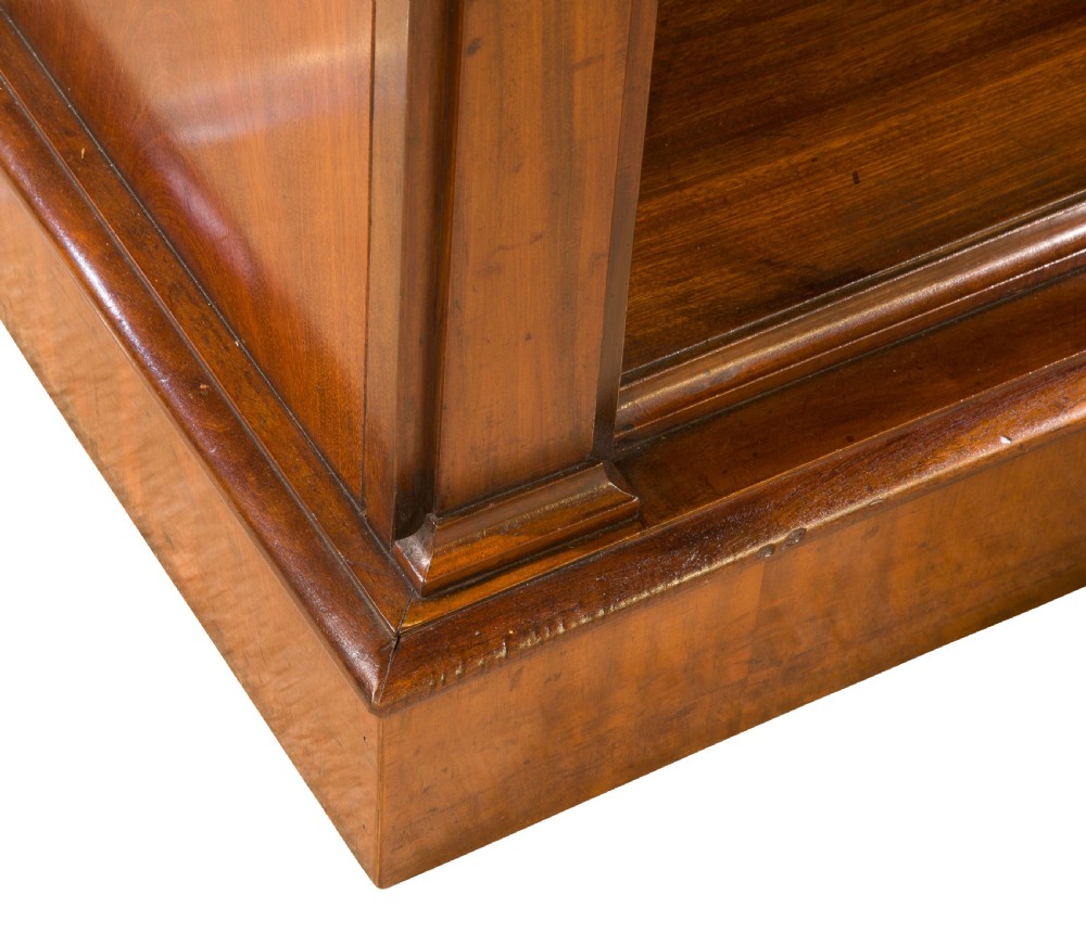 William IV mahogany open bookcase c1830 View VI