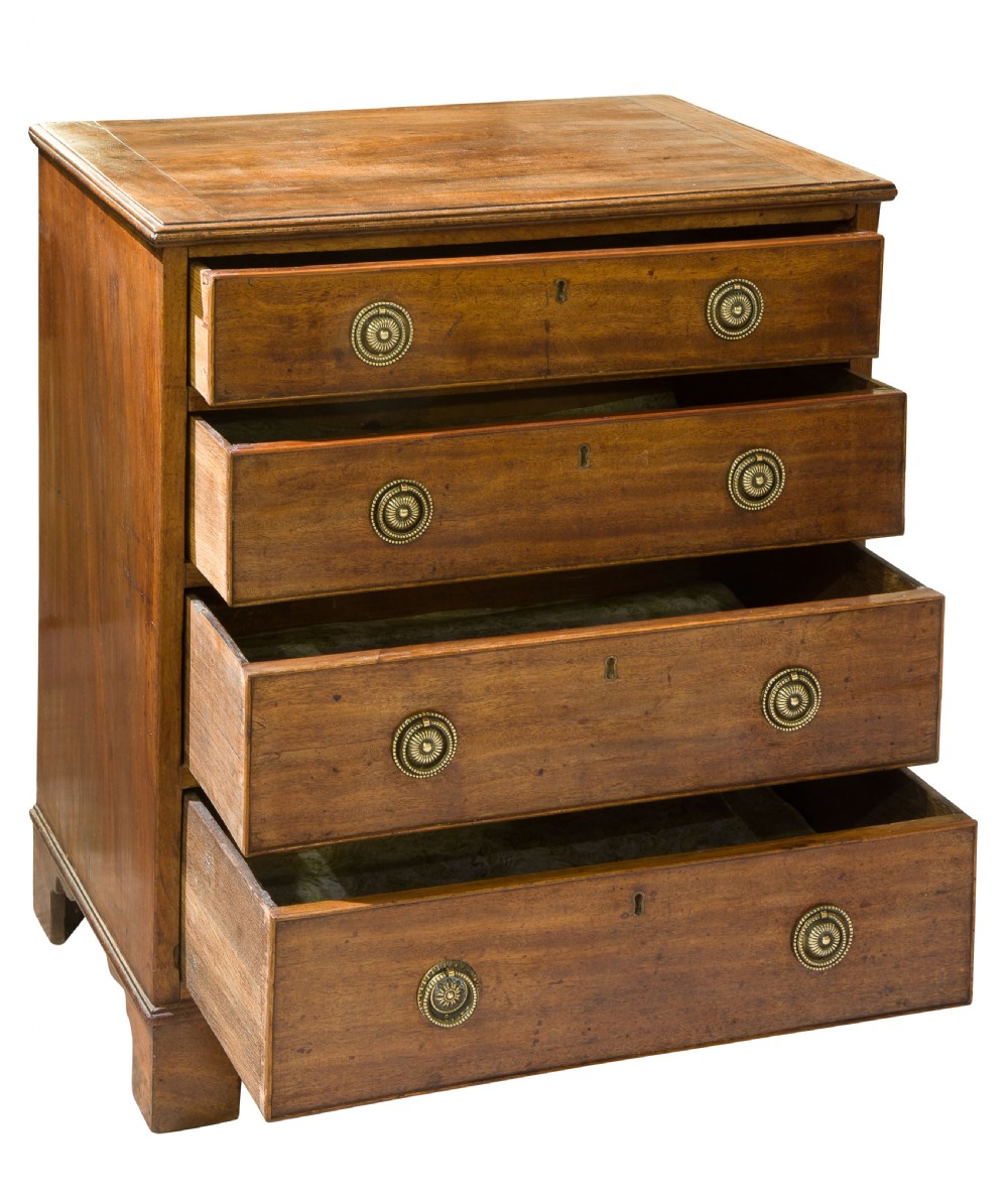 A Pretty Small early 19thCentury Mahogany Chest of Drawers View II
