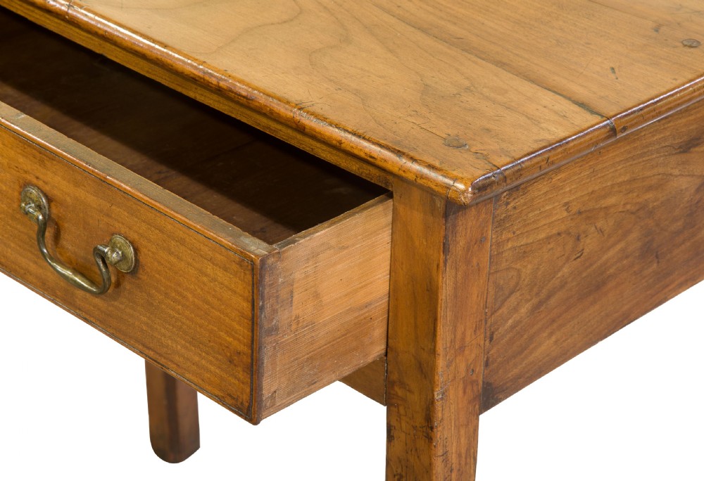 George III Country Side Table in Cherrywood View VI