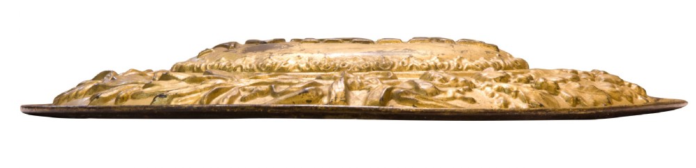 19thCentury Gilt Brass Plaque for a French Notary View IV