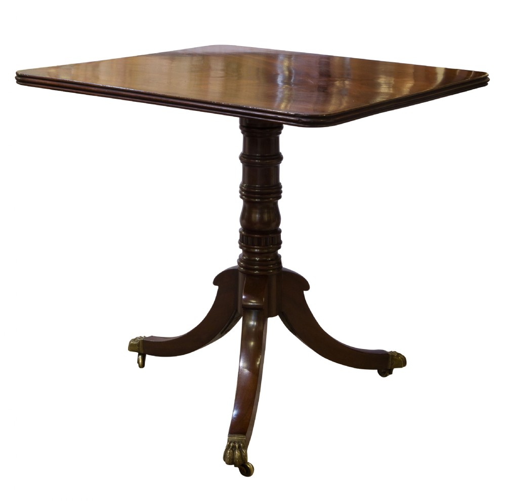 Regency mahogany supper table