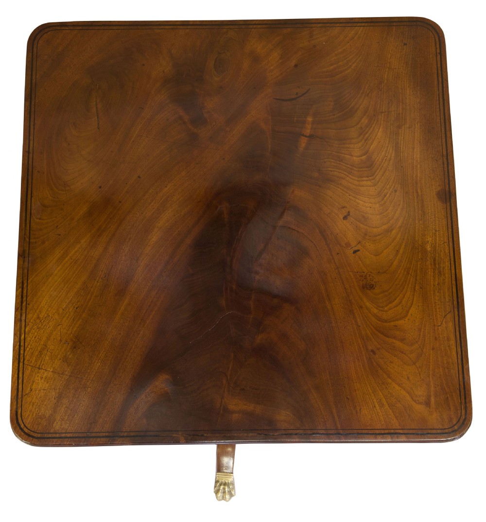 Regency mahogany supper table View IV
