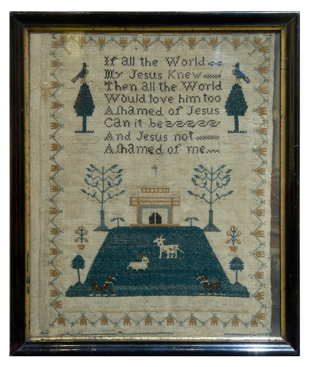 19thc sampler 1832