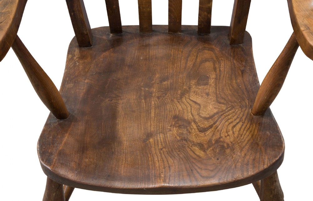 Beech, elm and ash Windsor chair View V