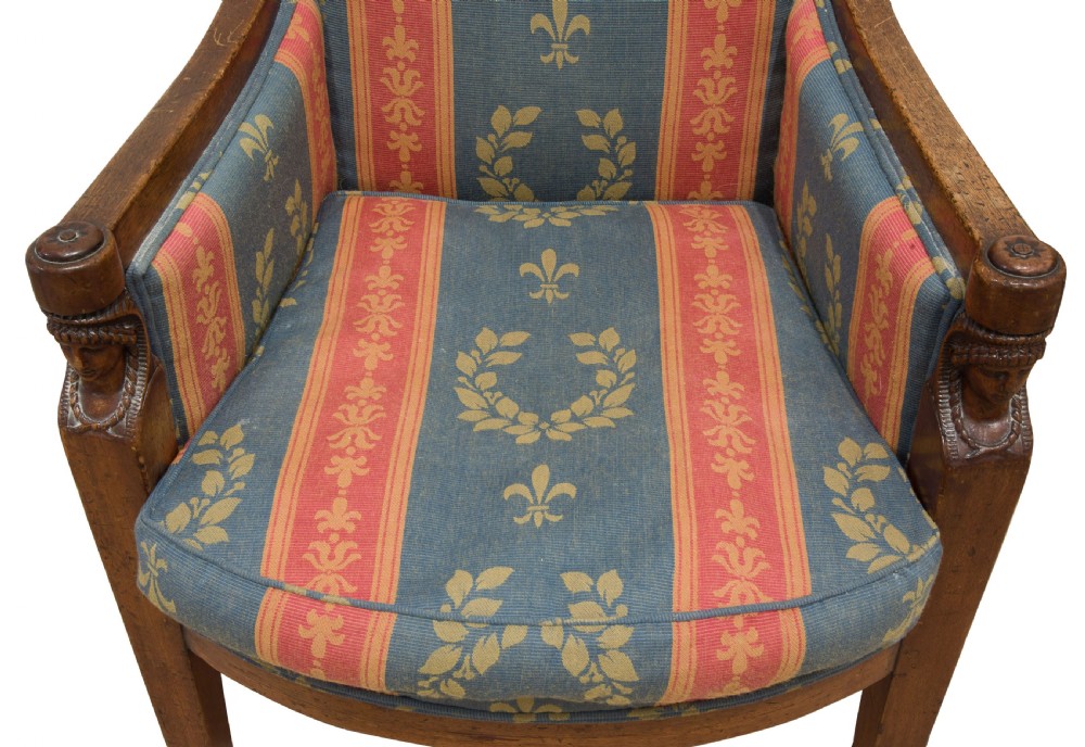 French Empire mahogany armchair c1810 View VI