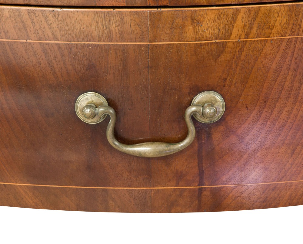 Pair of George III mahogany bedside tables View VII