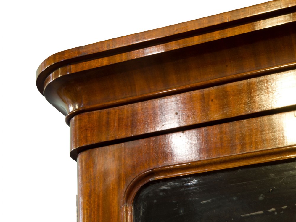 Victorian mahogany secretaire bookcase View III
