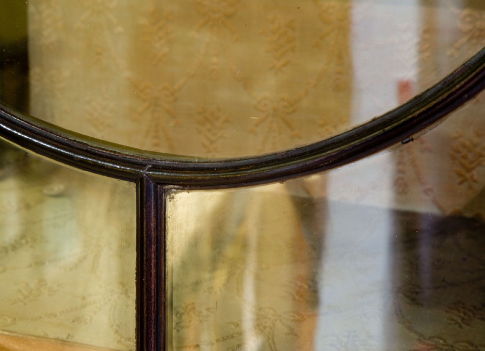 An Edwardian inlaid display cabinet View VI