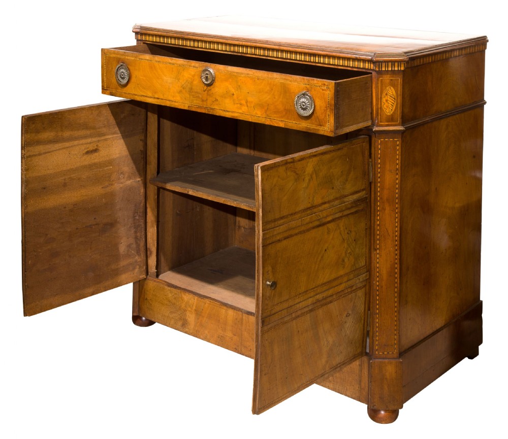 Mahogany & inlaid cabinet View II