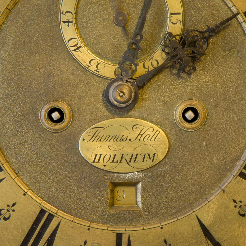 Thomas Hall of Holkham longcase clock View VII