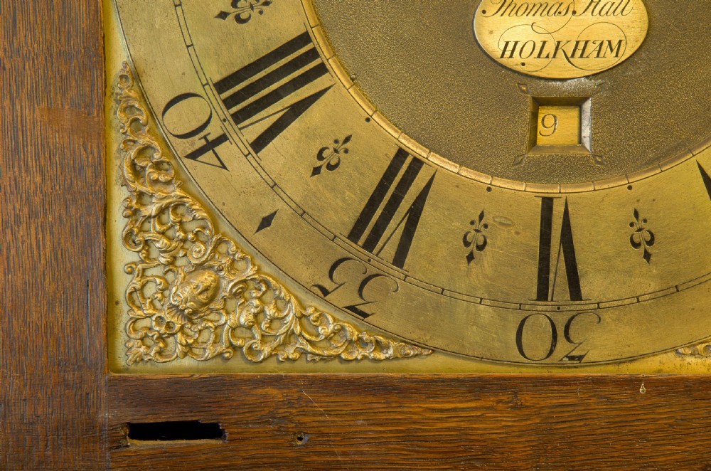 Thomas Hall of Holkham longcase clock View VIII