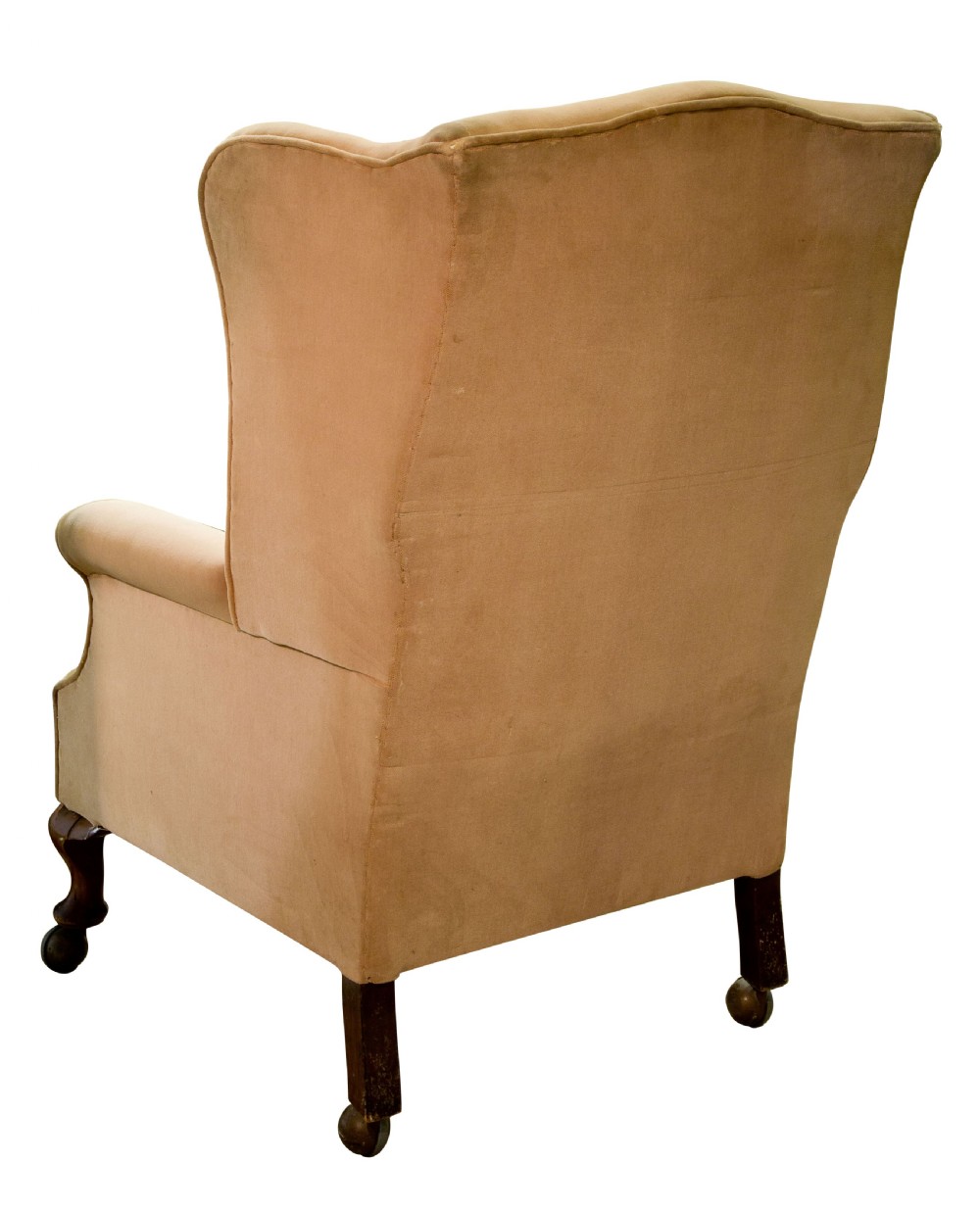 Queen Anne style wing armchair View III