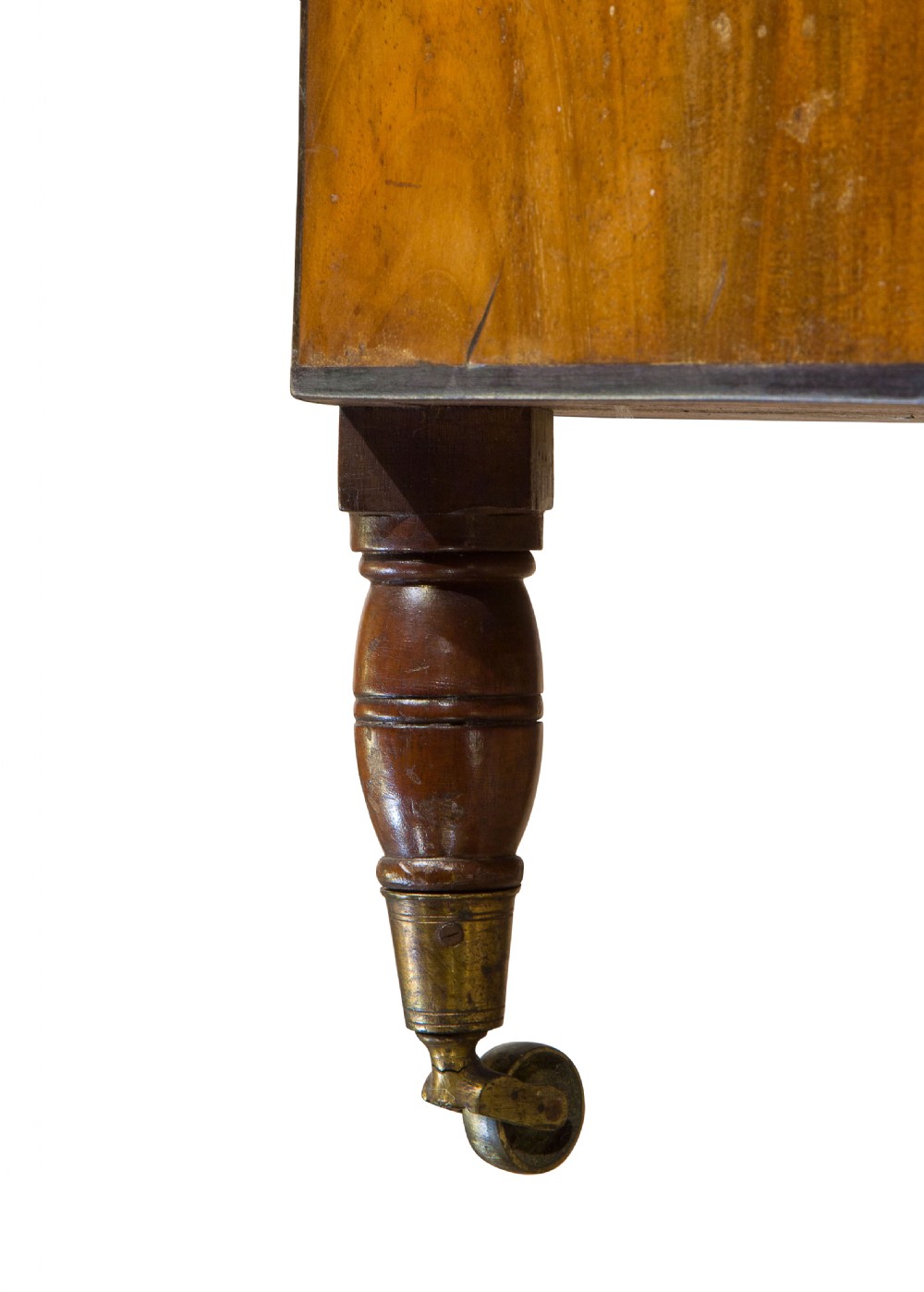 Late Georgian mahogany cabinet of unusual hexagonal form View VI