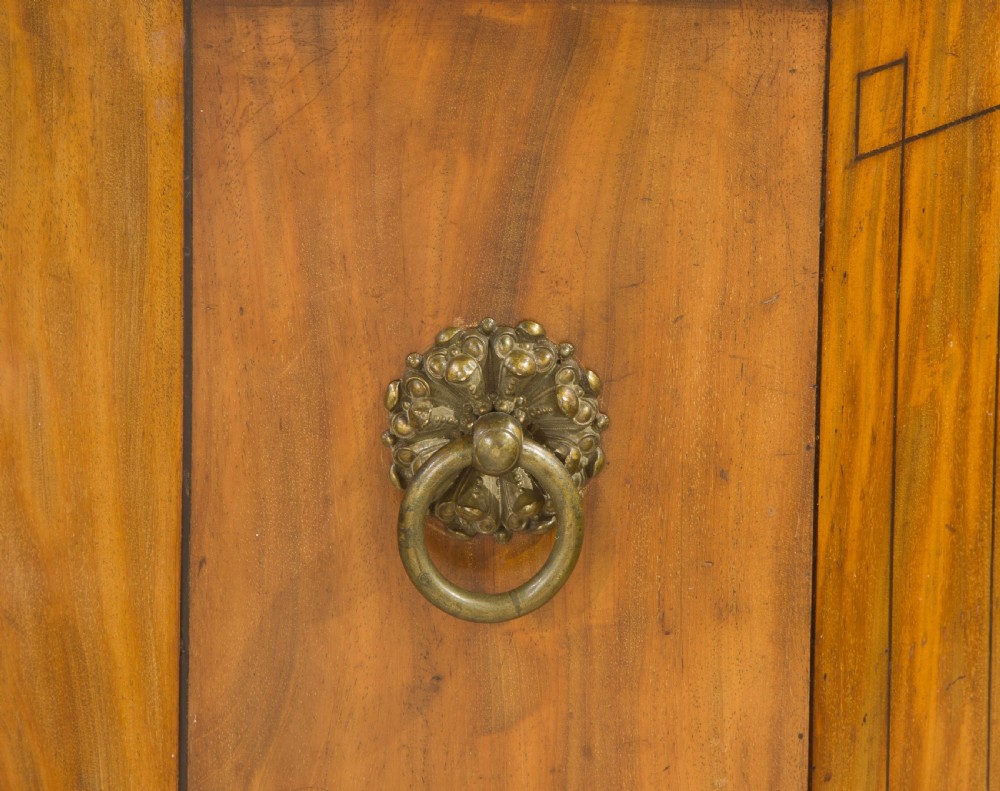 Late Georgian mahogany cabinet of unusual hexagonal form View VII