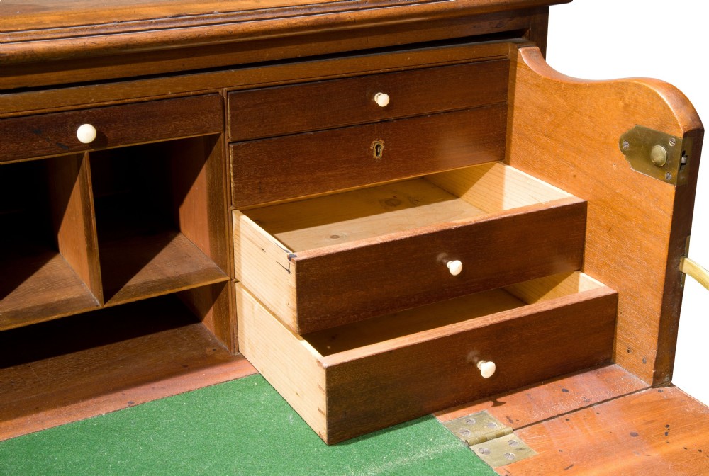 A George III Mahogany Secretaire Chest View VII