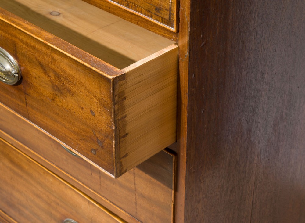 A George III Mahogany Secretaire Chest View VIII