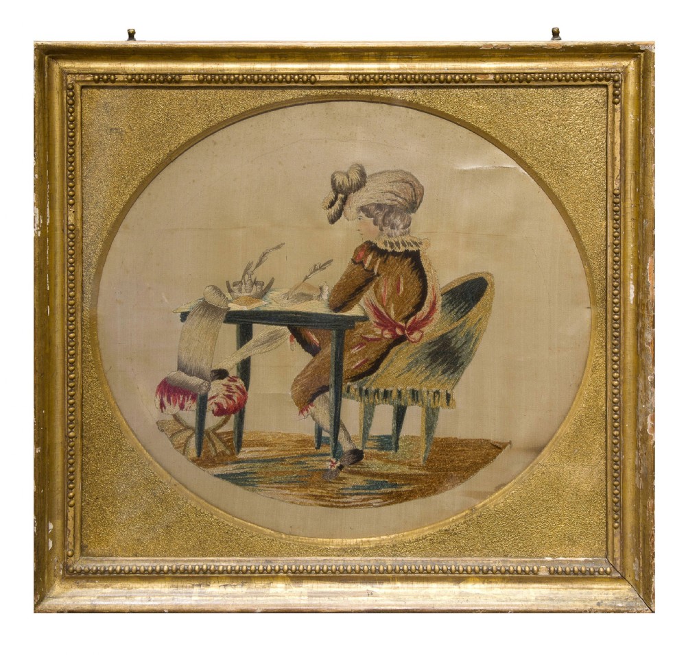 19thc silkwork
