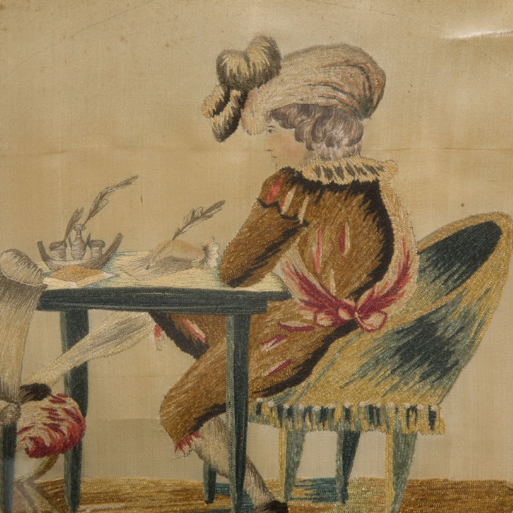 19thc silkwork View V
