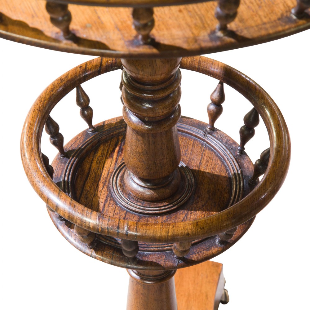 19thc pretty rosewood planter View III