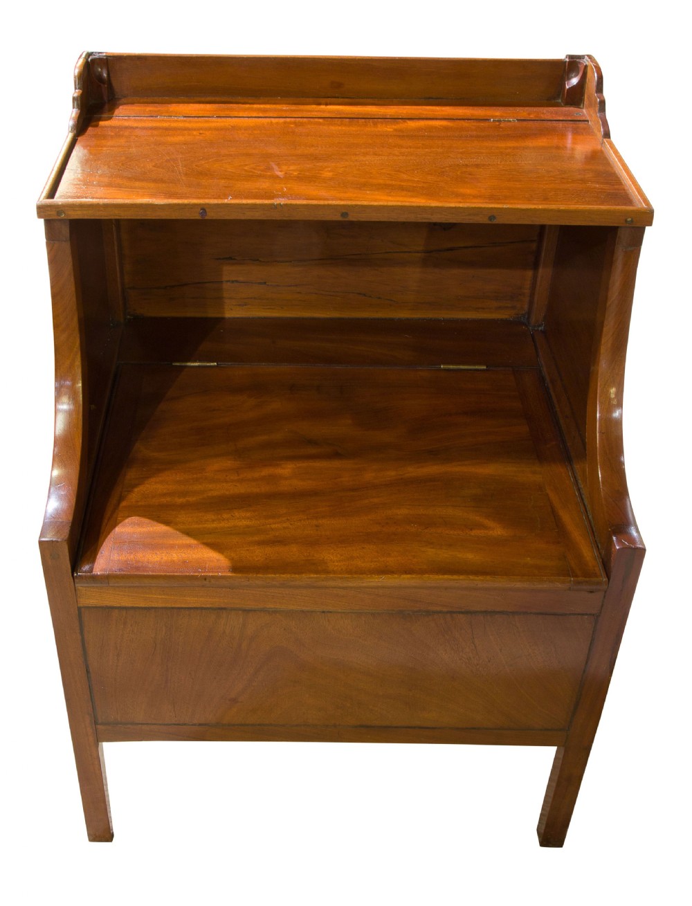 Regency mahogany commode View V