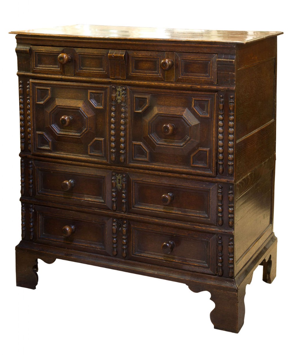 Late 17thc period oak chest