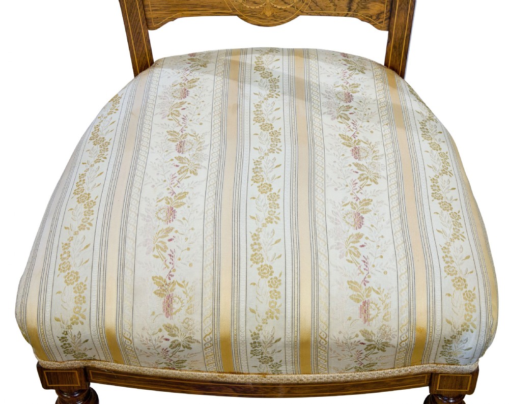 Set of 6 rosewood salon chairs View VI