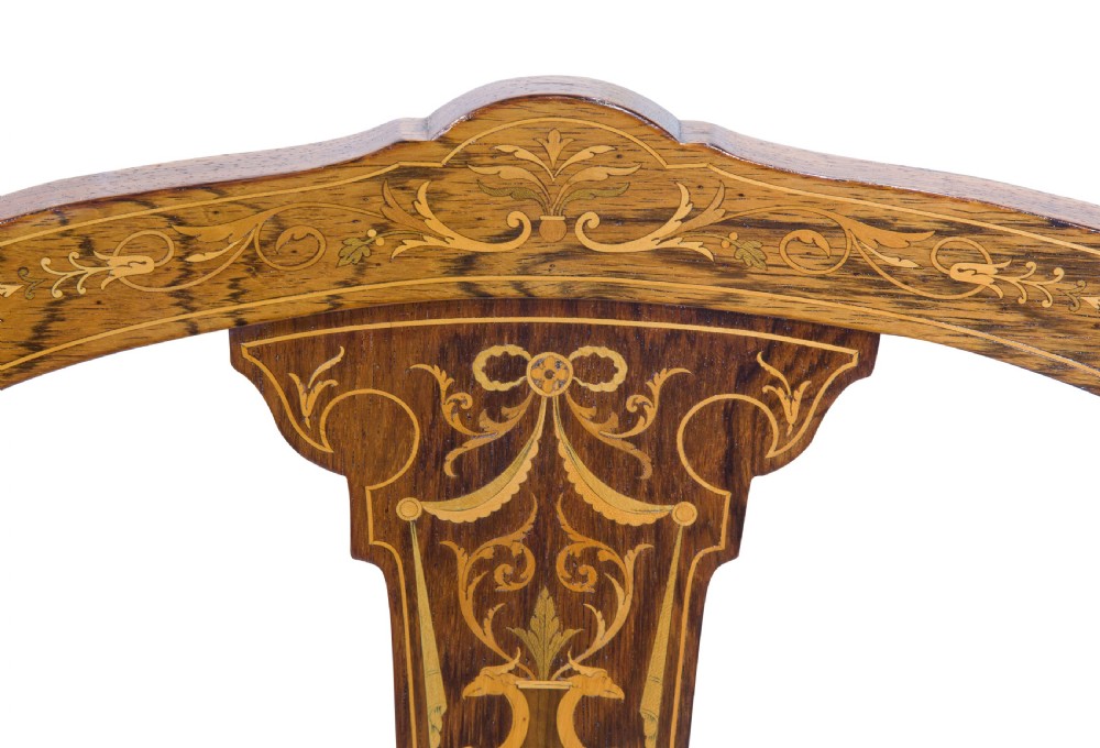 Set of 6 rosewood salon chairs View VII