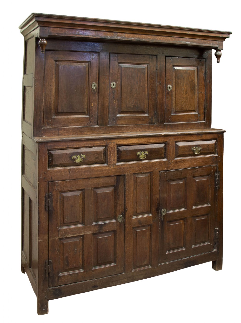 A late 17thCentury Welsh Oak Court Cupboard View II