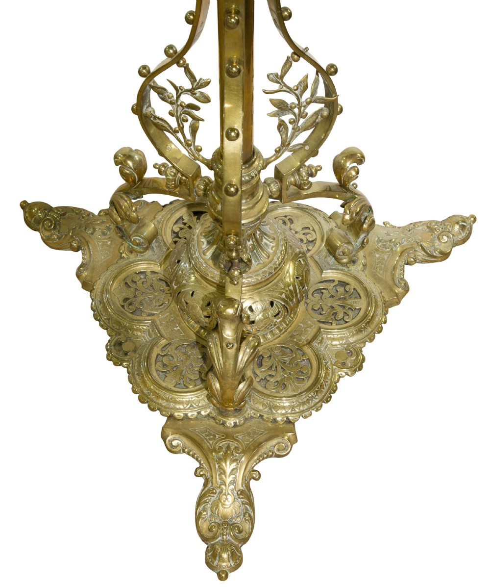 Good quality brass standard lamp View V