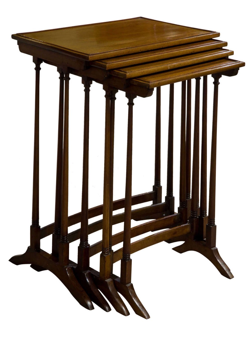 Nest of 4 tables 19thc
