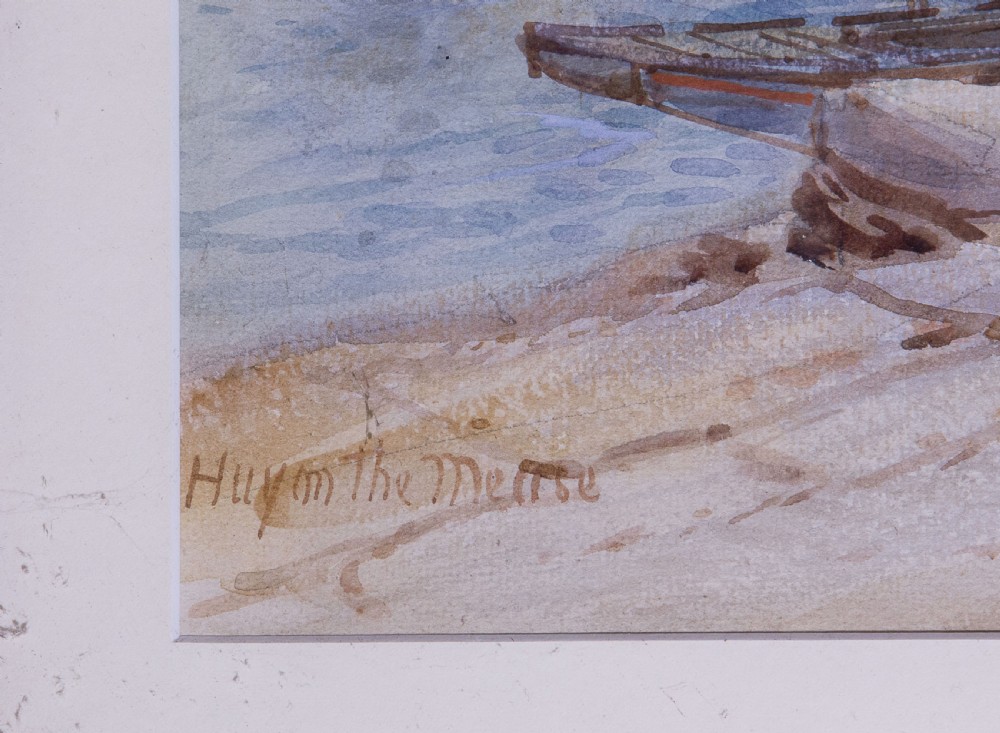 Large pair of watercolours by E W Nevil View XV