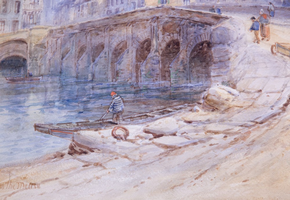 Large pair of watercolours by E W Nevil View XVI