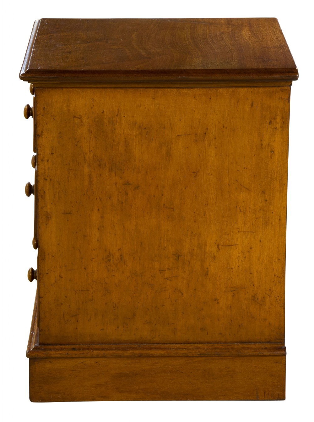 Pair of Victorian mahogany bedside chests View V